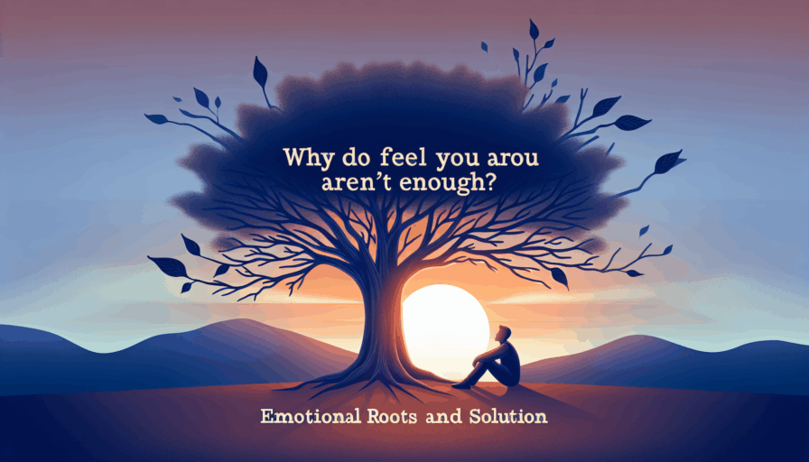 ¿Por qué sientes que no eres suficiente? Raíces emocionales y solución