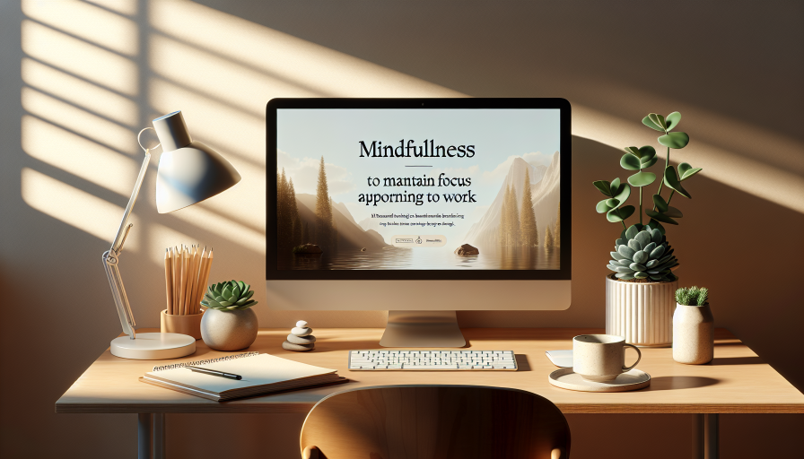 Mindfulness para mantener la concentración en la vuelta al trabajo